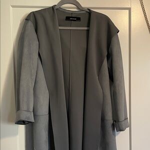 Zara Elegant Gray Trench Coat